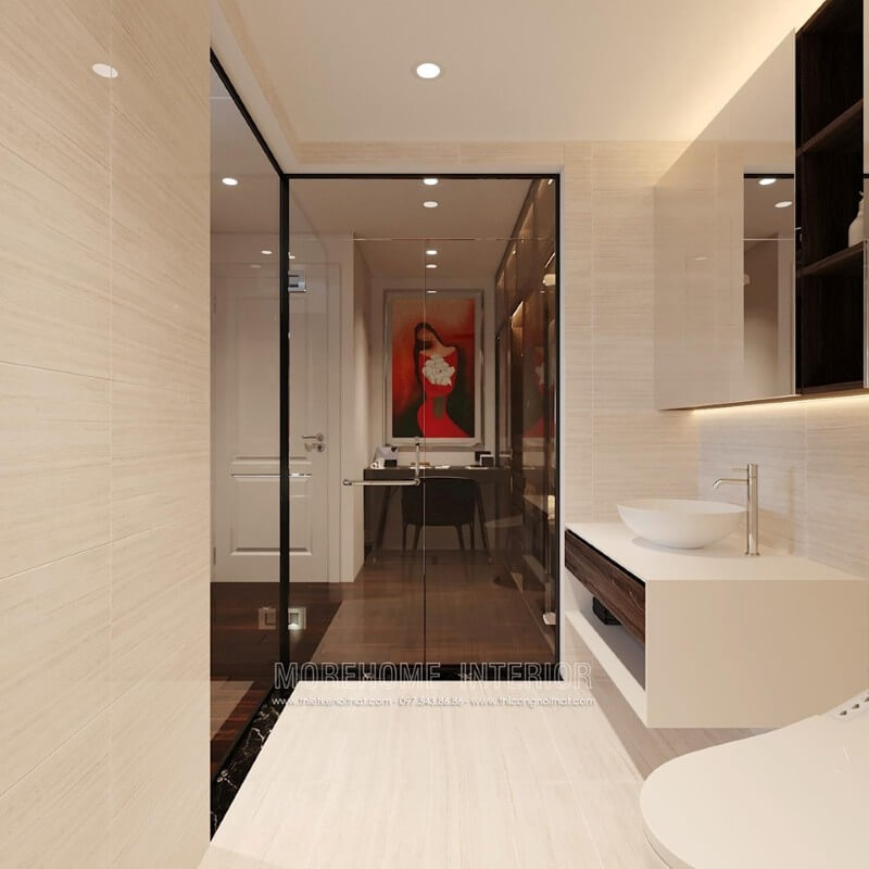 Lựa chọn đá ốp nhân tạo để ốp mặt tủ lavabo đá ốp lavabo