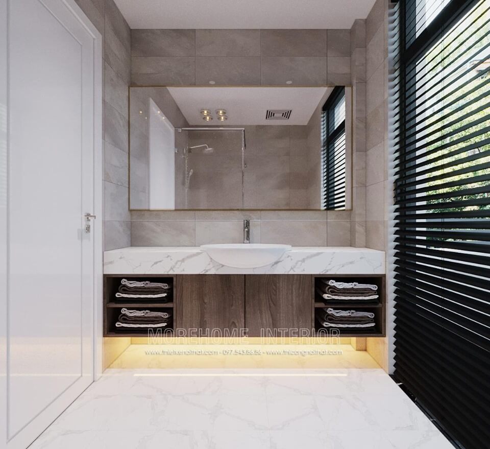 Mẫu đá nhập khẩu ốp bàn lavabo vân mây màu trắng nhân tạo đẹp đá ốp lavabo