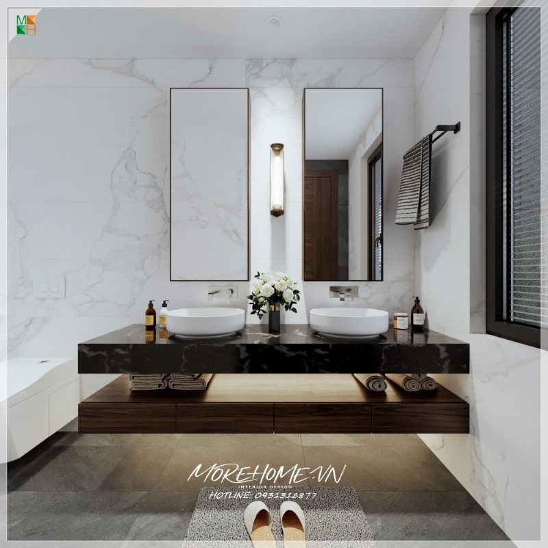 bộ bàn đá lavabo
